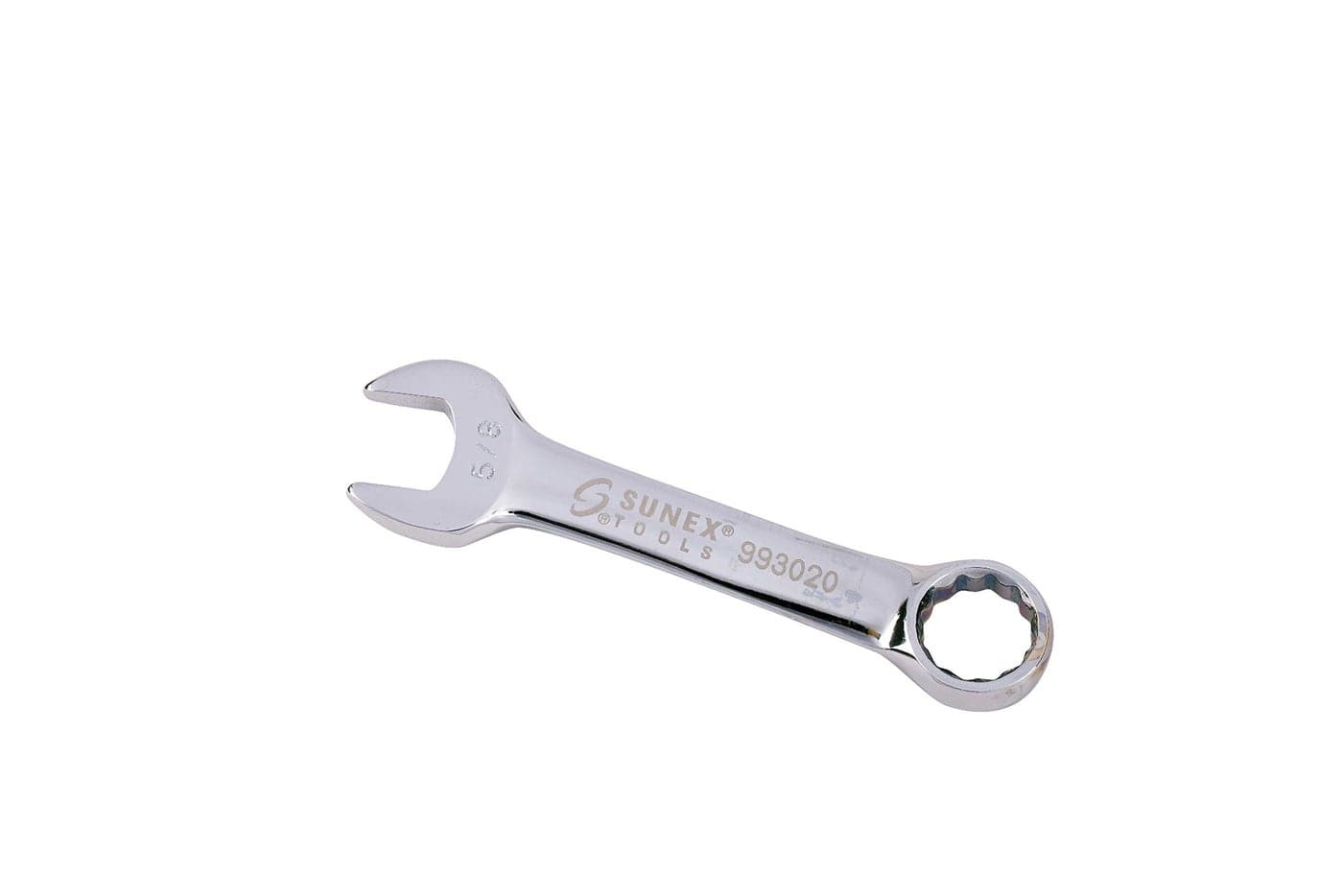 SUNEX TOOLS 993020 58 Fully Polished Stubby Combination Wrench