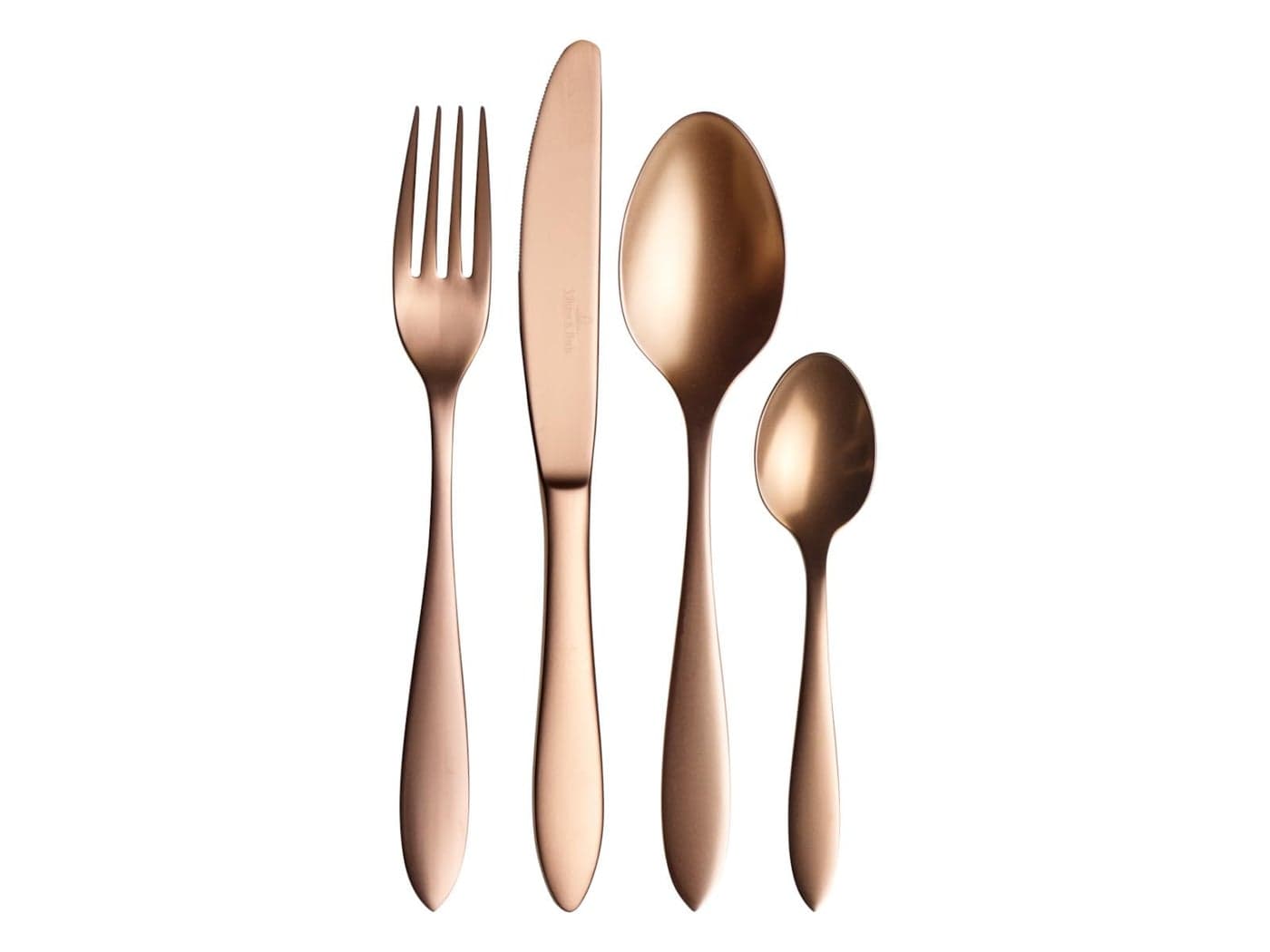 Villeroy Boch Manufacture Cutlery Table Cutlery Set for Up to 4 Persons 16Pieces Stainless Steel Copper