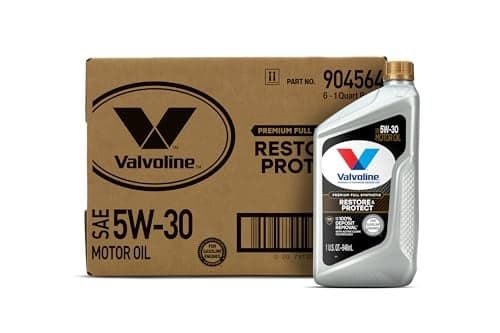 Valvoline Restore & Protect Full Synthetic 5W-30 Motor Oil 1 QT, Case of 6