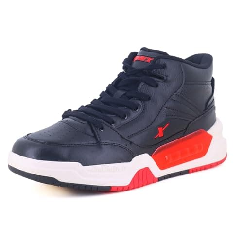SPARX SM-1025 Black Red Casual Shoe for Men
