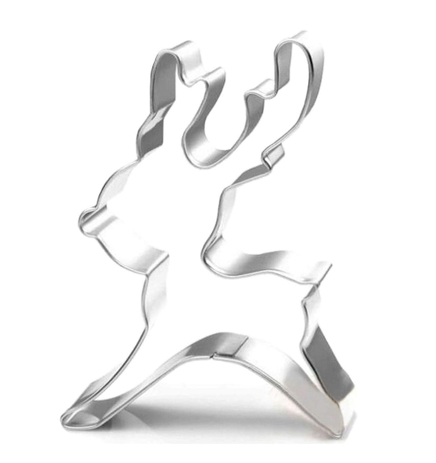 WJSYSHOP Deer Reindeer Christmas Sika Cookie Cutter Stainless Steel