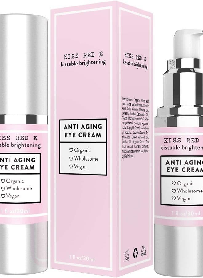 Anti-Aging Eye Cream for Dark Circles, Puffiness, Fine Lines, and Wrinkles - Fragrance-Free, 1 Fl Oz