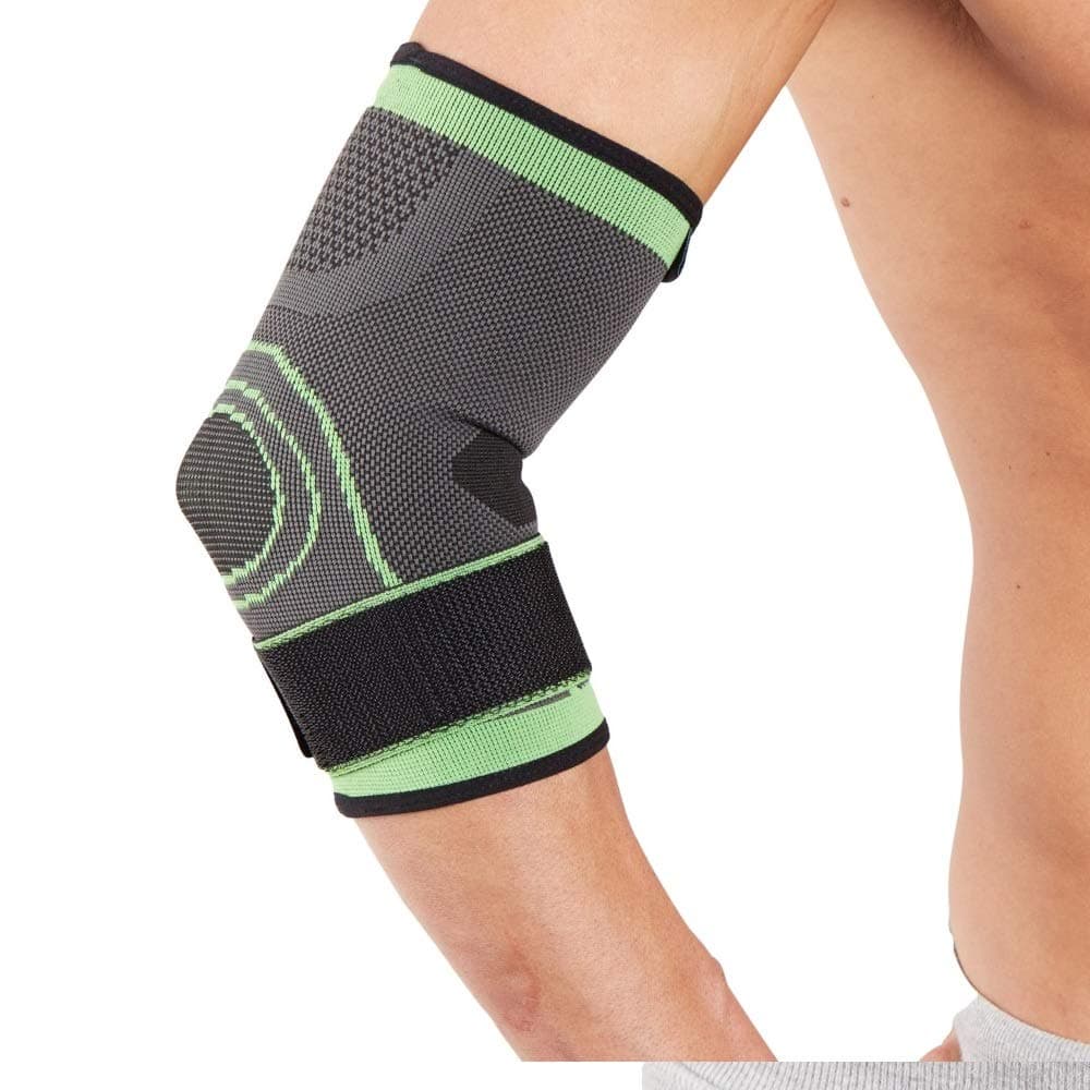 Actesso Tennis Elbow Support Sleeve Green Pain Relief and Support for Tennis or Golfers Elbow or Sprains Large
