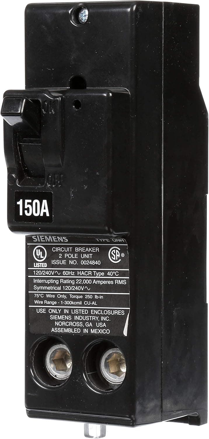 Siemens QN2150H 150A Double Pole 120240Volt 22K type QNH Circuit Breaker