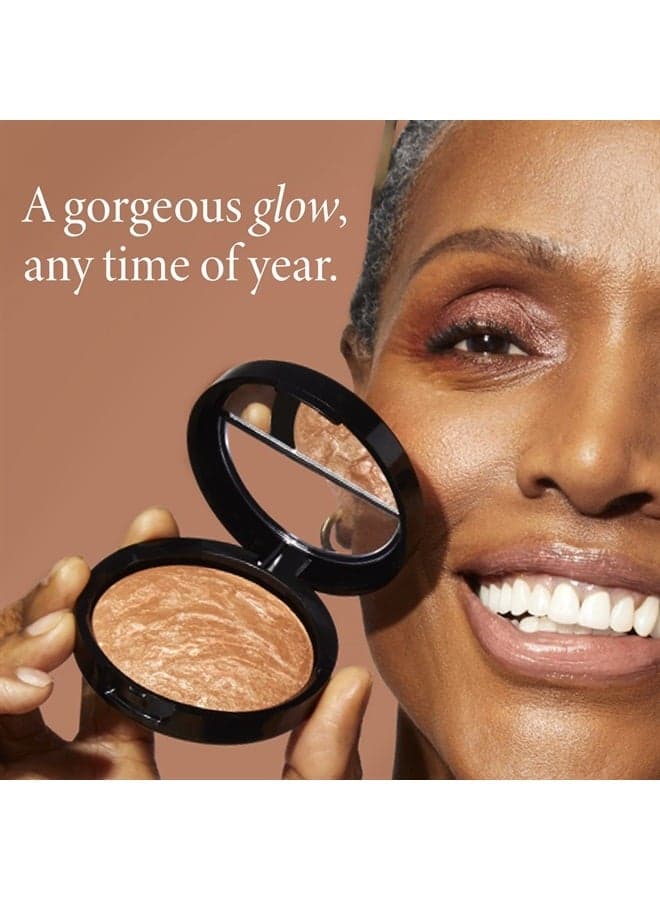 Baked Bronze-N-Brighten Bronzer Powder - Fair - Natural Bronze Glow