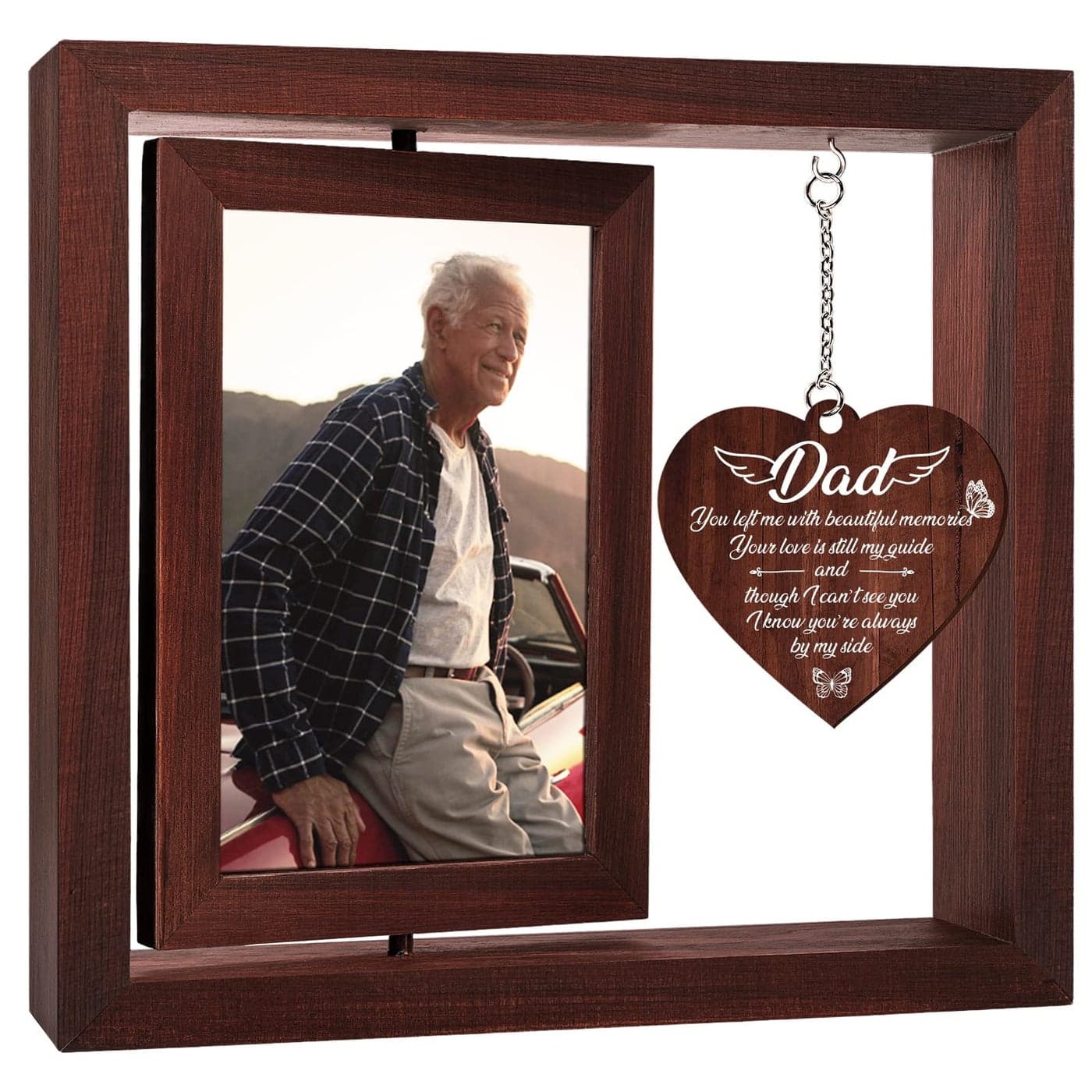 Vetbuosa Memorial Gifts for Loss of Dad Sympathy Picture FrameSympathy Gifts for Loss of FatherBereavement Remembrance Funeral Condolence Grief GiftFits 4x6 In Photo