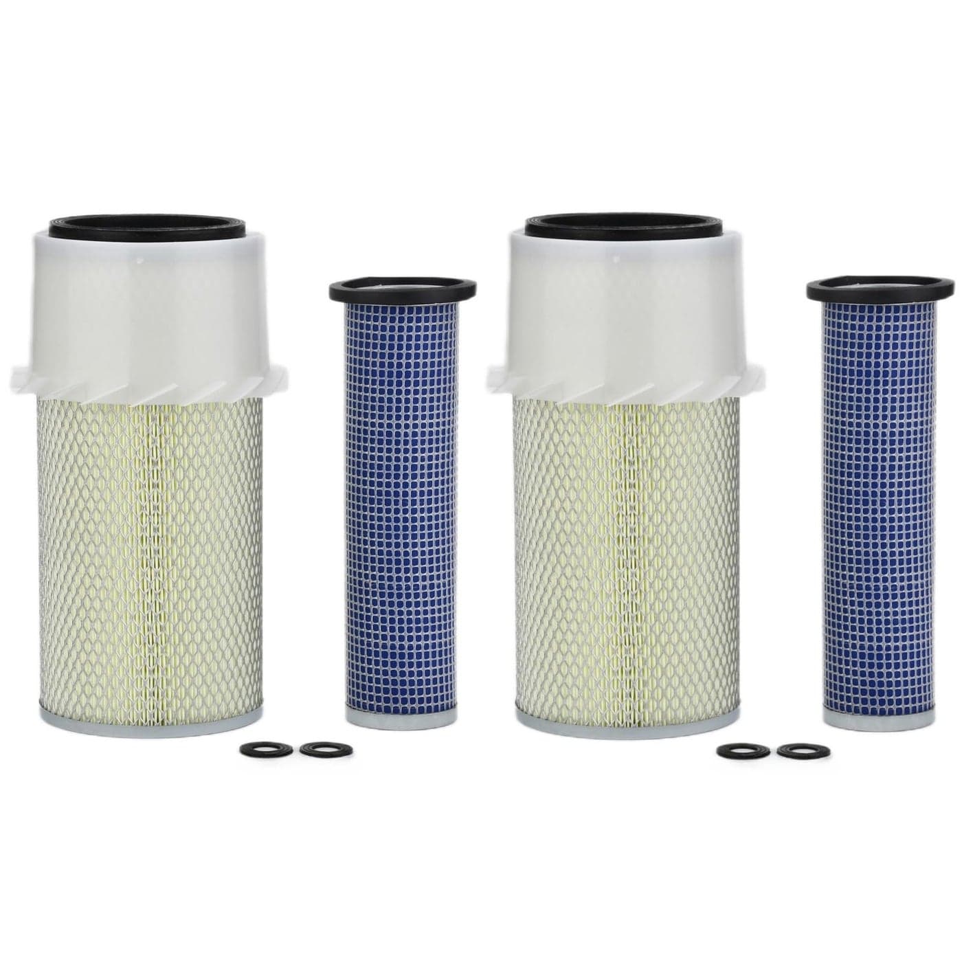 FLTRUCKTOP 2PCS 6598492 6598362 Air Filter Kit fits for Bobcat Loaders 641 643 645 741 743 751 753 763 773 7753 843 853 1213 S130 S150 S160 S175 S185 S205 T140 T180 T190 1600 Excavators 325 328 331