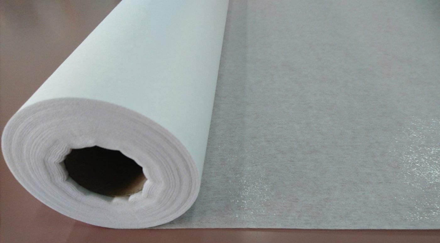 nterfacing Canvas Paper for Stitching Interfacing Fusible Bukram for Neck Sleeves Design Crafting Paper Base Canvas White