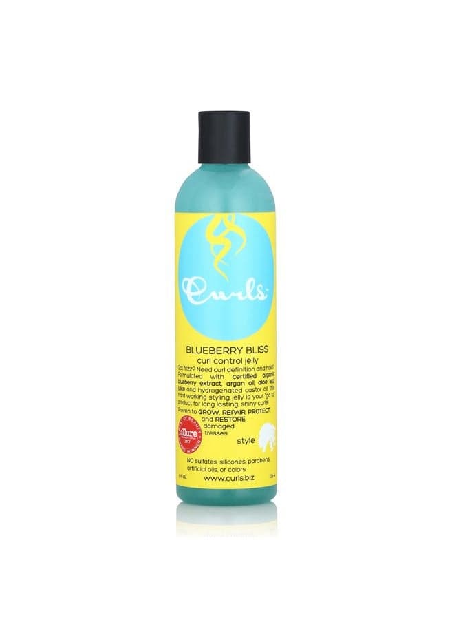 Blueberry Bliss Control Jelly - 8 oz, Define & Defrizz, Wash and Go's, Twist Outs & Braid Outs, for Wavy, Curly, and Coily Hair Types