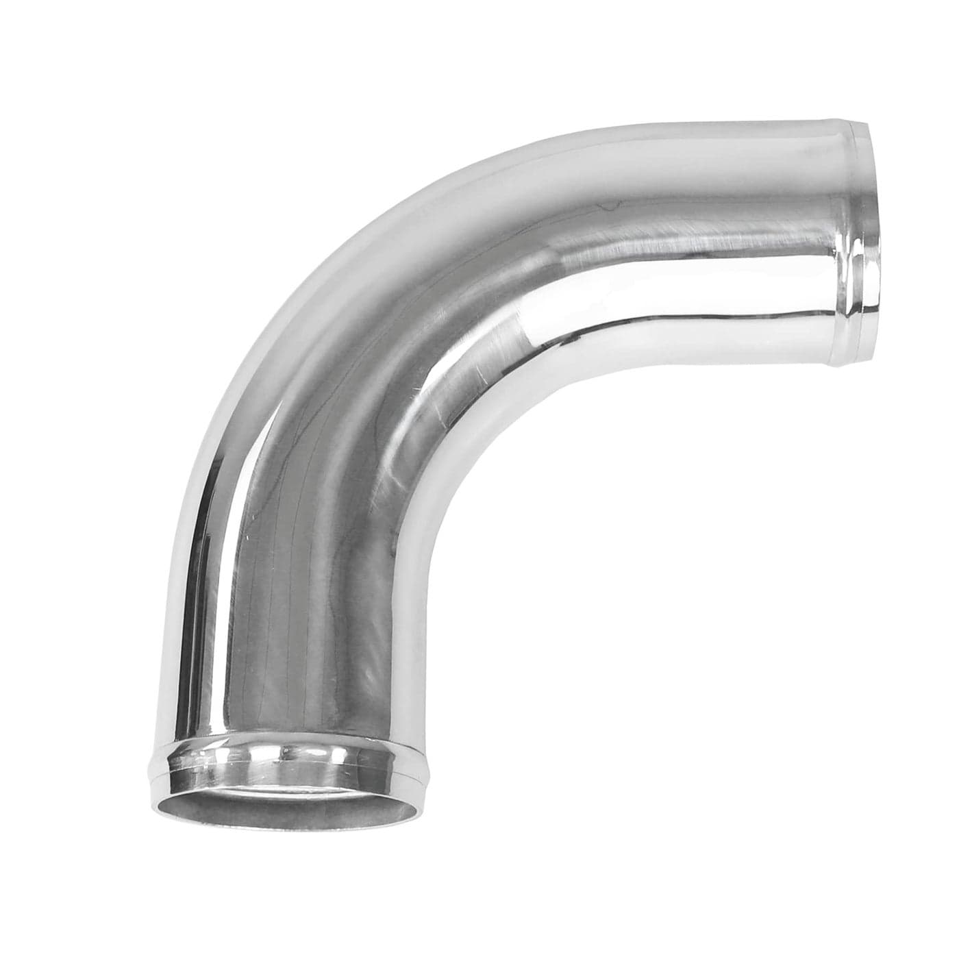 Ucreative 90 Degree Aluminum Alloy Tube Intercooler Pipe Air Intake Tube Silver Tone for Car OD 30 Inch 76mm