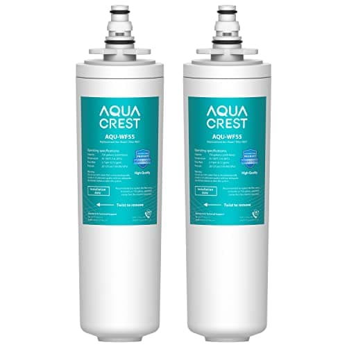 AQUA CREST 9601 Water Filter, Replacement for Moen 9601 ChoiceFlo 9600, 9602, 9500, 9501, 9502, Compatible with Moen Sip Filtered Kitchen Faucets, 750 Gallons or 6 Months, 2 Pack