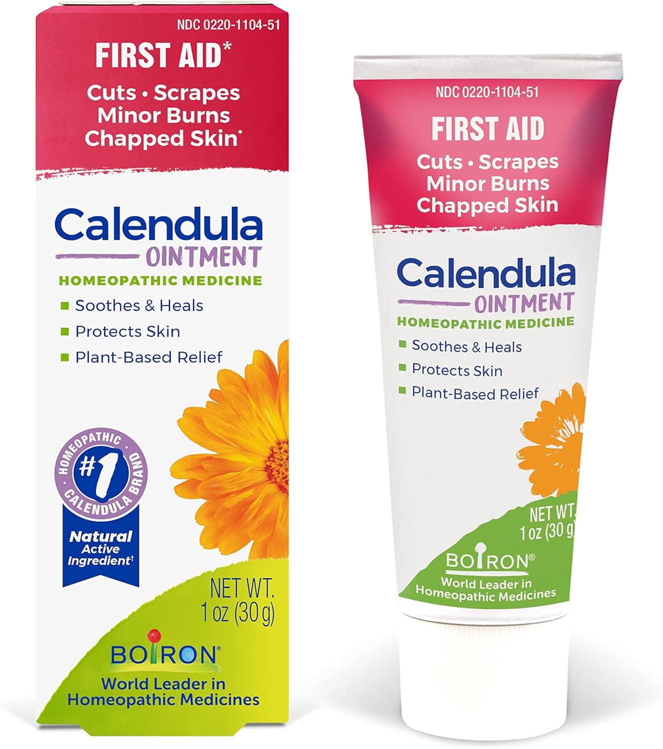 Calendula Ointment for Relief from Minor Burns Cuts Scrapes and Insect Bites 1 Oz