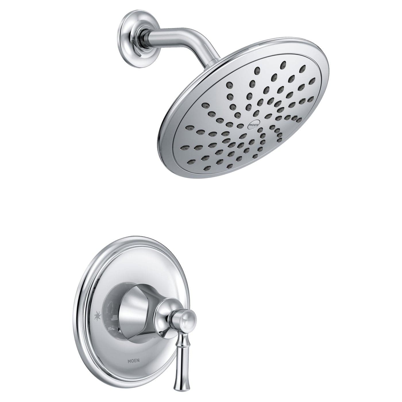 Moen T2282EP Dartmoor Shower Only System with Rainshower Showerhead without Valve chrome