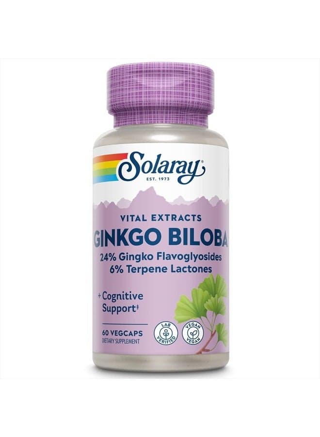 Ginkgo Biloba Extract, 60mg | 60 Count