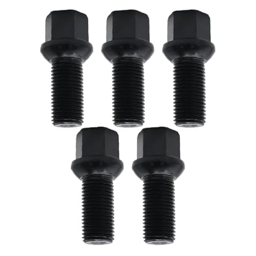 5Pack Wheel Lug Bolt Front or Rear Side Replacement for Jetta Passat CC Golf Tiguan Beetle Fit for Audi A3 A4 A5 A6 A7 Quattro A8 8D0601139D WHT002437