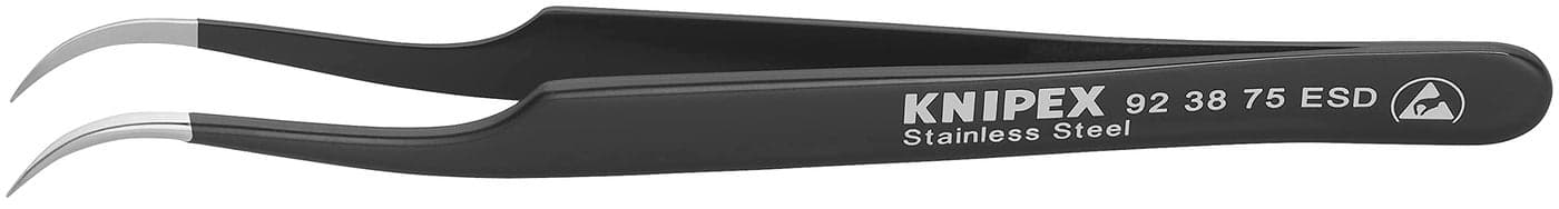KNIPEX 92 38 75 ESD Tools Precision Tweezers ESD 923875ESD