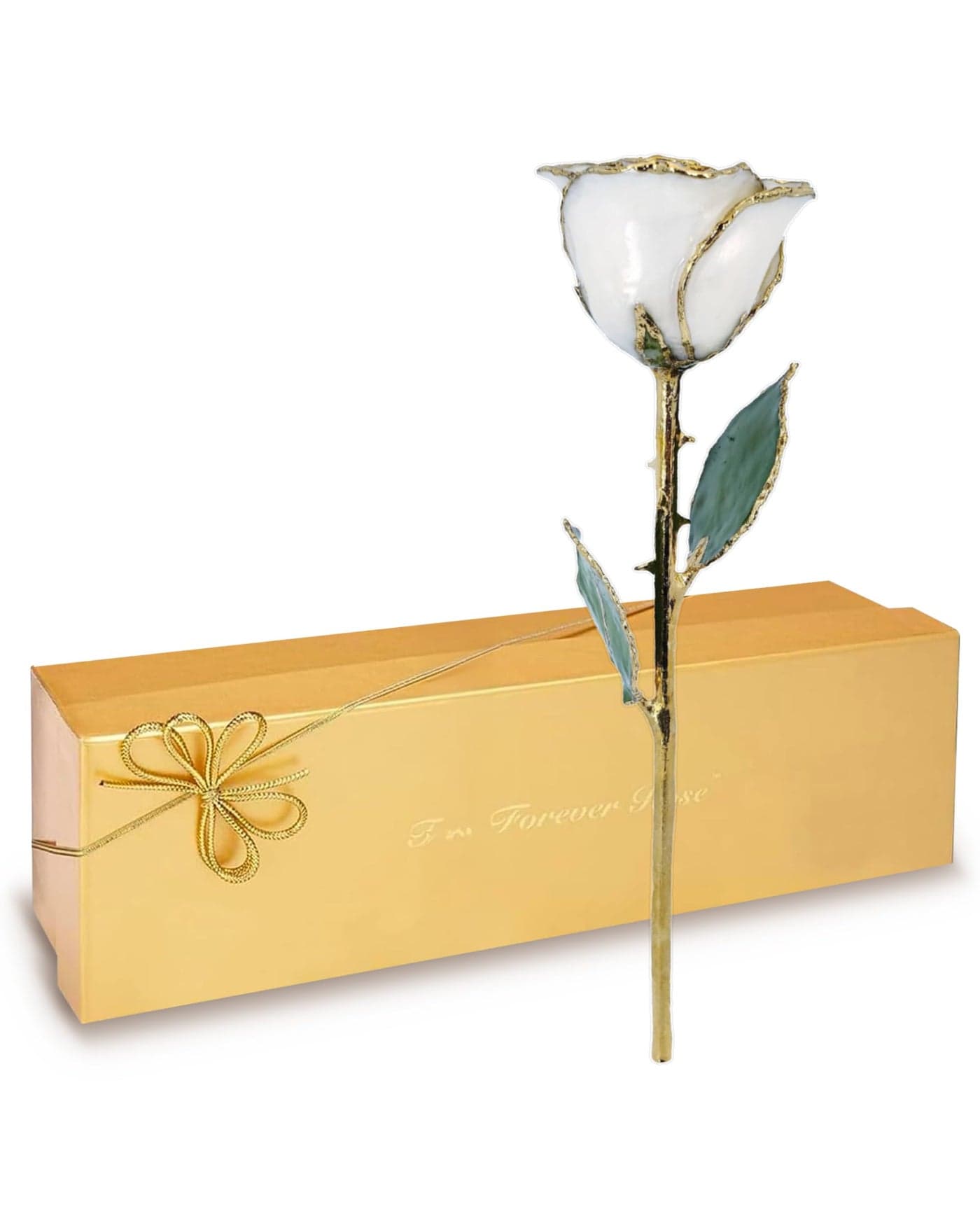 Forever Rose Hand-Dipped in 24K Gold, Emerald-Inspired June Birthstone, Real Rose in Luxury Gold Gift Box – Perfect Ready to Gift for June Birthday or Any Occasion