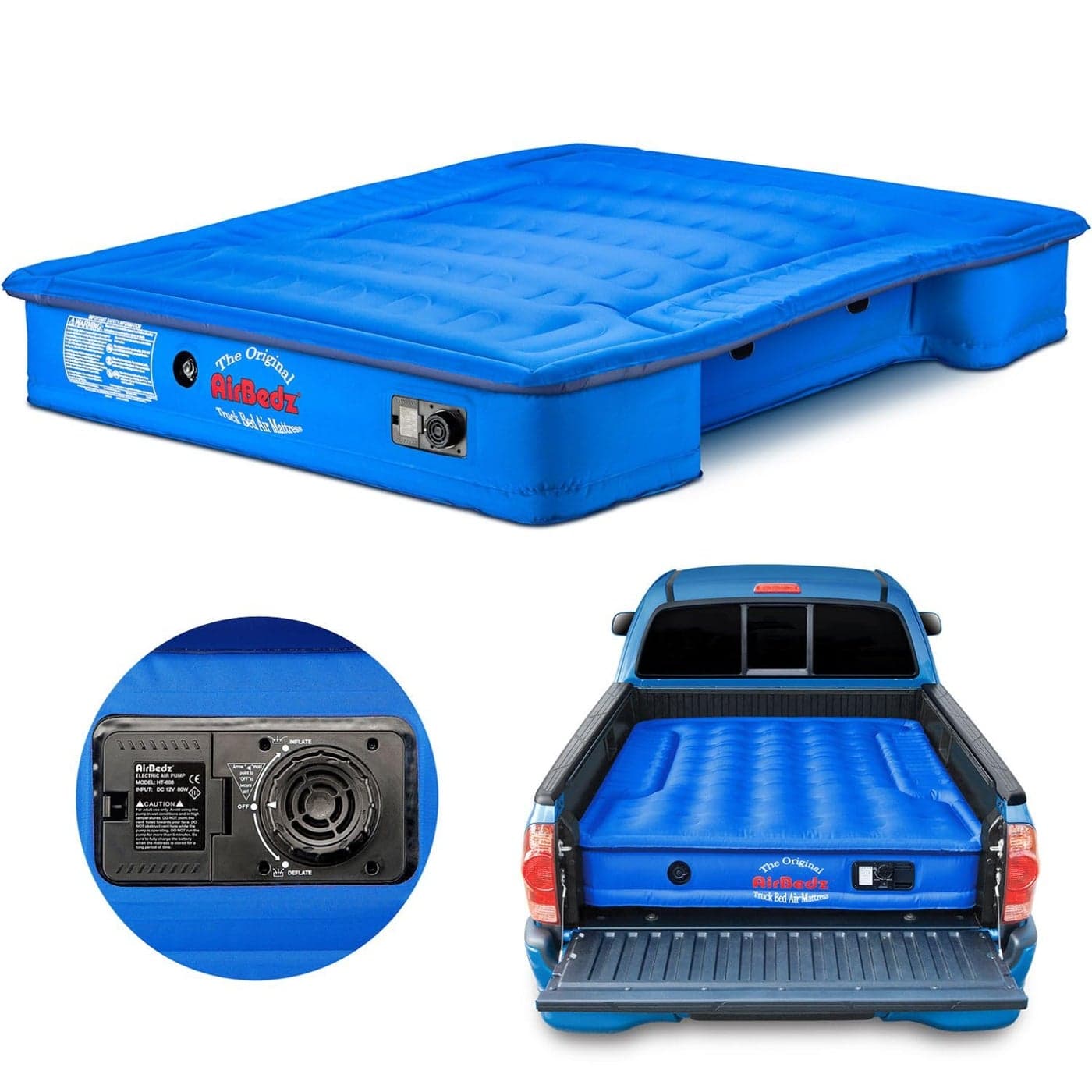 Pittman Tacoma Truck Bed Mattress for Mid Size 65ft 6ft Pickups Airbedz Truck Bed Air Mattress 65 with 25 More Coverage for Pickup Camping PPI103