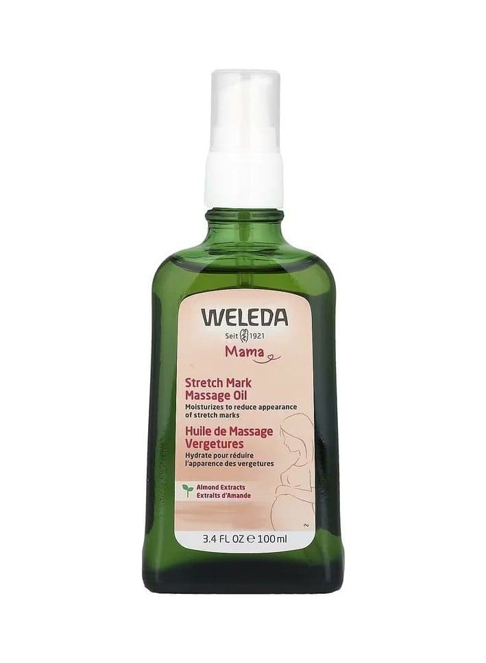 Mama, Stretch Mark Massage Oil, Almond Extracts, 3.4 fl oz (100 ml)