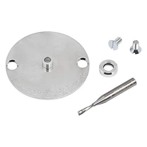 Trend Carbide 1/8-inch Down Cut Spiral Router Bit & Bushing Kit for Inlay Templates, INLAY/KIT/A
