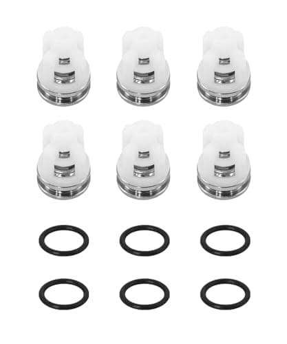 6Pack Pressure Washer Pump Check Valves Kit With ORings Fits For AAADelcoDeWaltExcellSimpson PumpsReplace 7110110