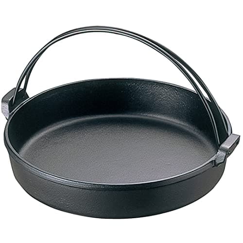 TIKUSAN Japanese Cast Iron Hot Pot Sukiyaki Nabe Pan Made in Japan 94 24cm