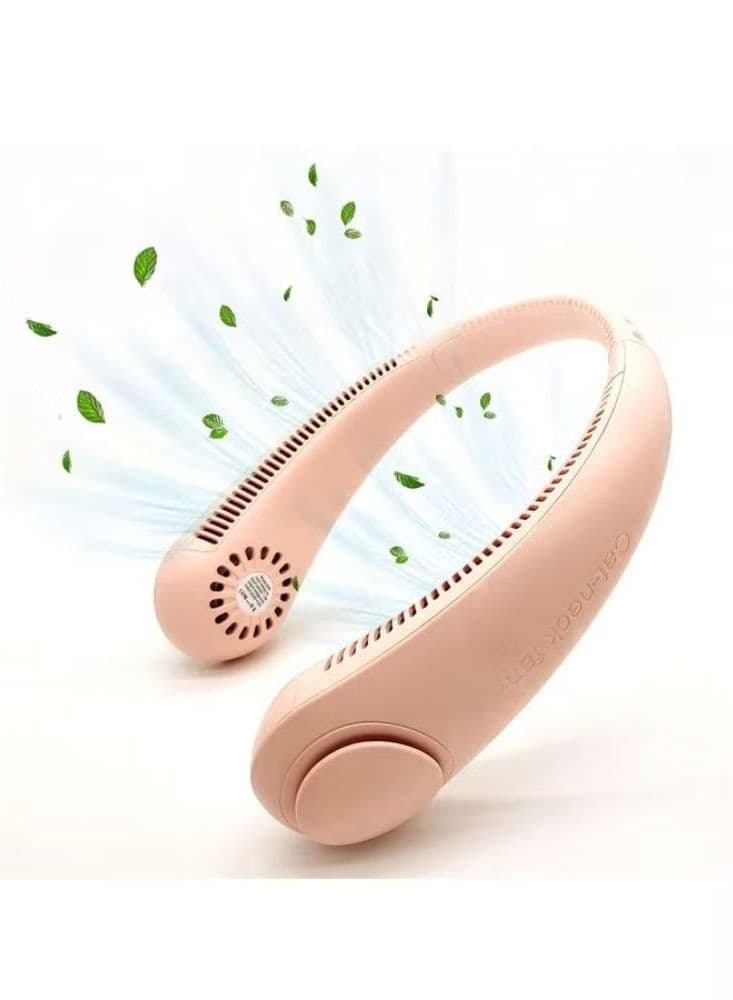 Portable Neck Hanging Rechargeable Fan