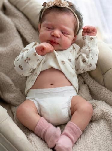 Zero Pam Reborn Baby Dolls Silicone Full Body18 in Full Silicone Reborn Dolls Realistic Baby Doll Anatomically Correct Girl Real Life Babys Doll for 3 with Accessories