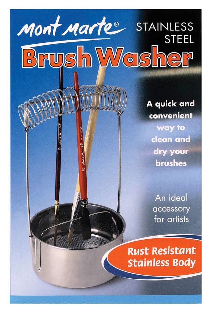 Mont Marte Mont Marte Brush Washer Stainless Steel