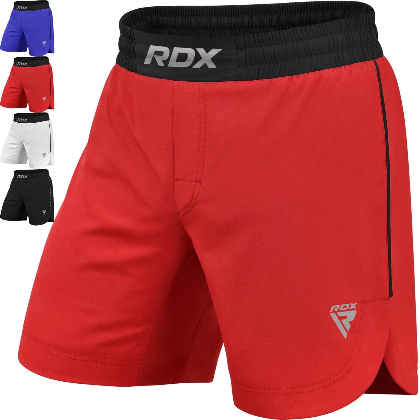 RDX MMA Shorts for Training & Kickboxing – Fighting Shorts for Martial Arts, Cage Fight, Muay Thai, BJJ, Boxing, Grappling Red