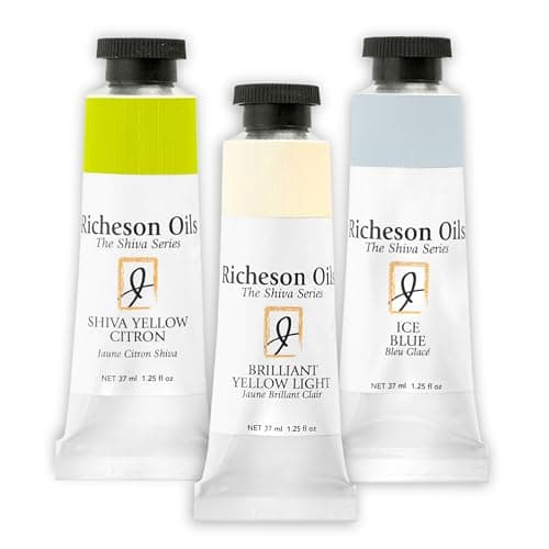 Jack Richeson Co Shiva Series Oil Paint Set Signature Colors Set of 3
