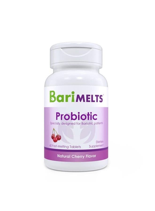 Probiotic, Dissolvable Bariatric Vitamins, Natural Cherry Flavor, 60 Fast Melting Tablets