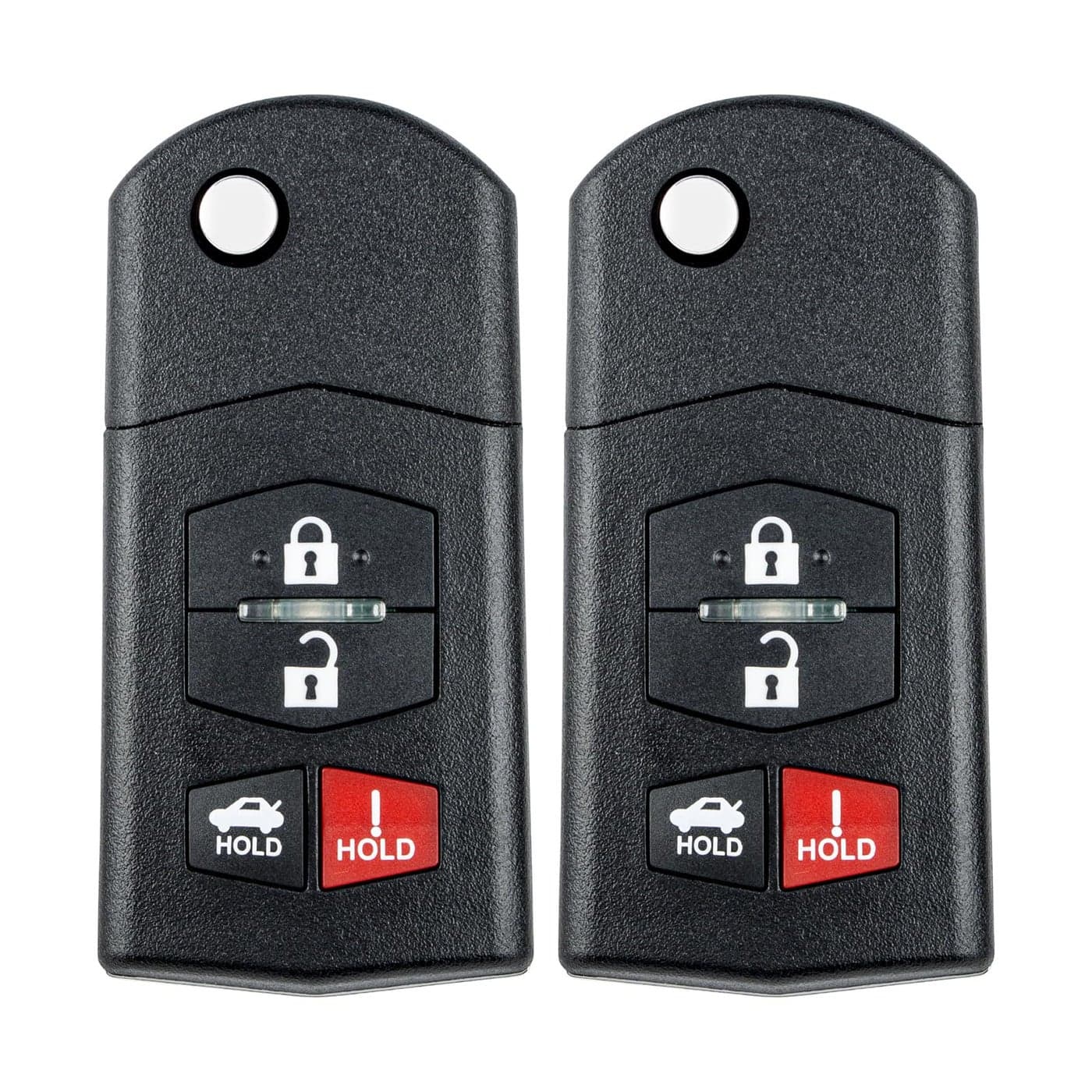 Vurkcy Key Fob Replacement for 20062015 Mazda MX5 Miata 1013 Mazda 3 0913 Mazda 6 Car Keyless Entry Remote Control BGBX1T478SKE12501 4 Buttons 2Pcs