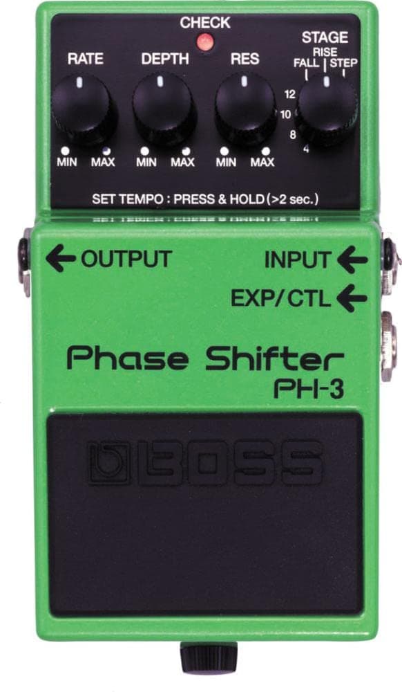 BOSS PH-3 Phase Shifter Guitar Pedal (PH-3), Green, meduim