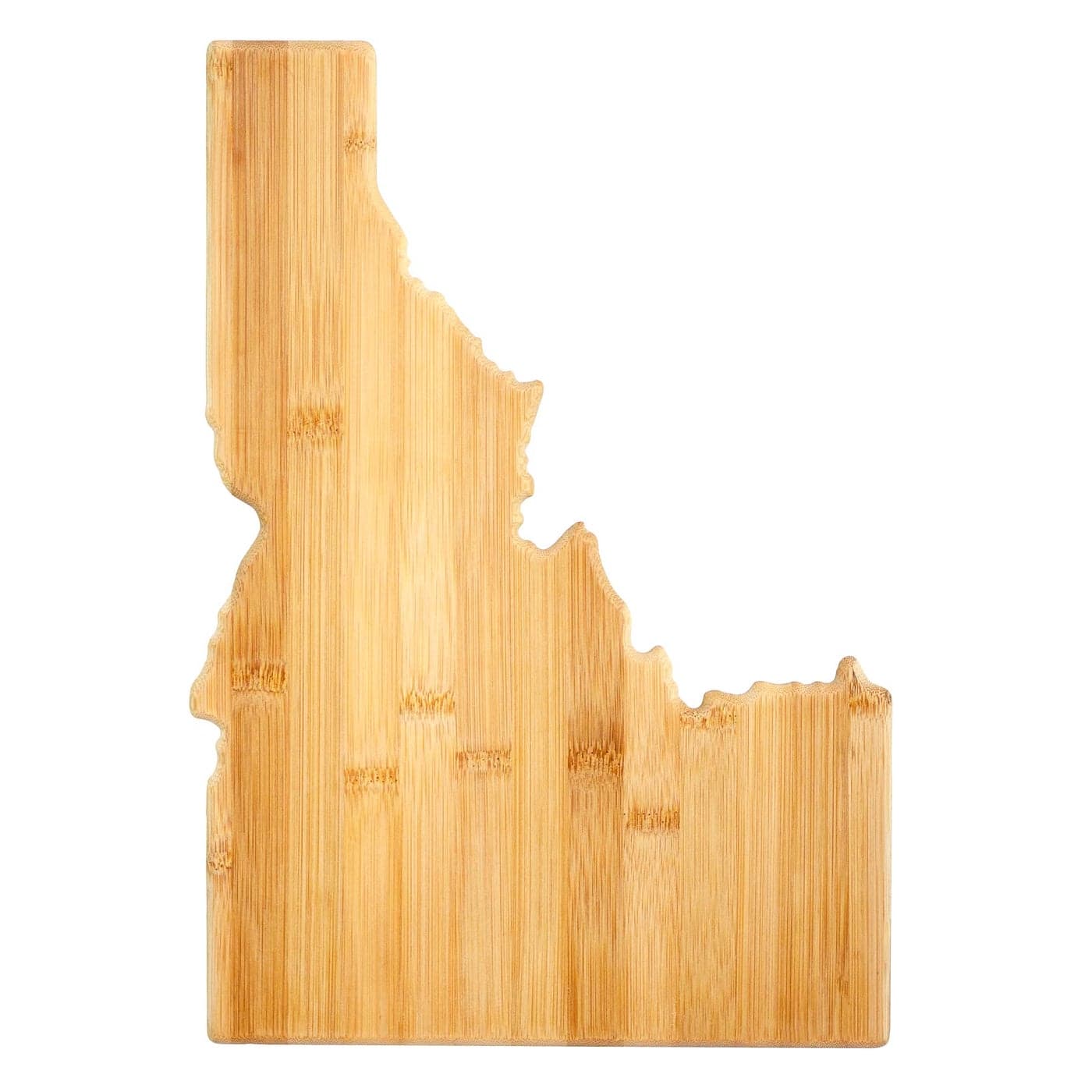 Totally Bamboo Idaho State Shaped Bamboo Serving Cutting Board