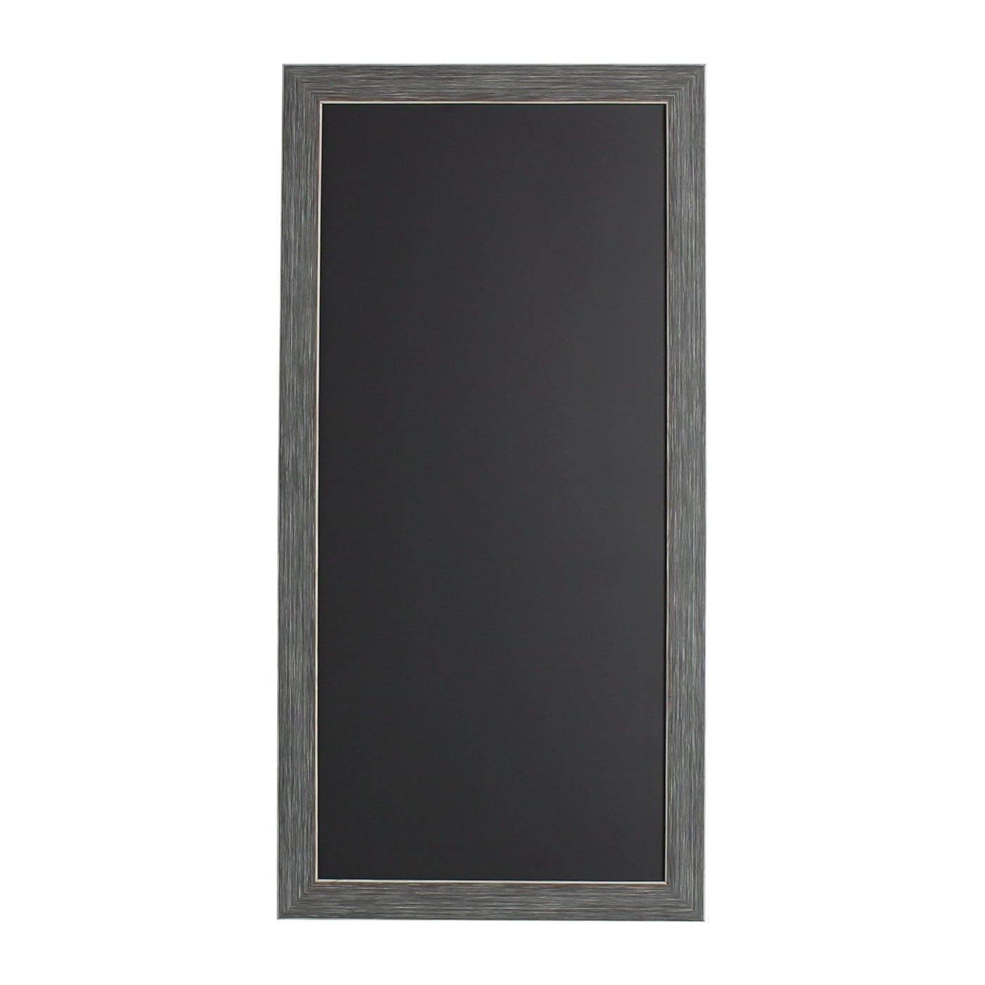 DesignOvation Wyeth Framed Magnetic Chalkboard 13 x 26 Gray