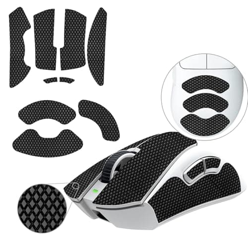 TALONGAMES Mouse Anti Slip Grip Tape Compatible with Razer Deathadder V4 Pro Gaming Mouse, Palm Sweat Absorption, Thin 0.5mm, Cut to Fit, Easy to Apply, Mouse Skin
