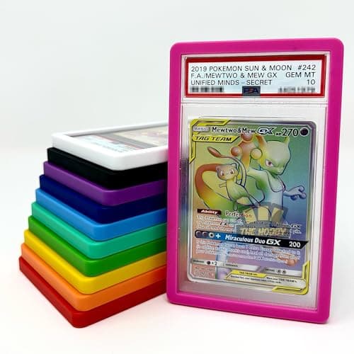 The Hobby Lair Bumper Guard for PSA Graded Cards ONLY | Shield Your Slabs! | Ultimate Edge Protector Bumper | 1 Pack Pink