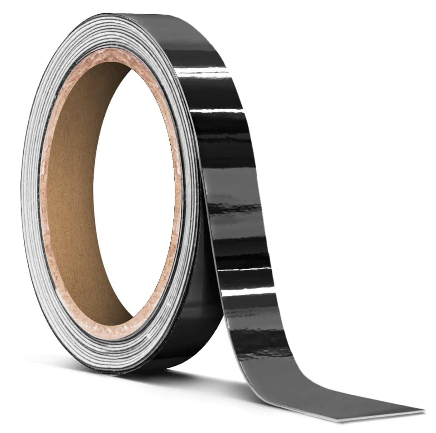 VViViD Black Mirror Chrome AirRelease Adhesive Vinyl Pinstripe Tape Roll Inch x 20ft