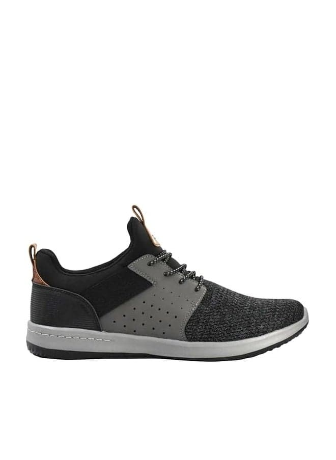 Skechers Men's Classic Fit-Delson-Camden Sneaker, Black/Grey, 14 Wide US