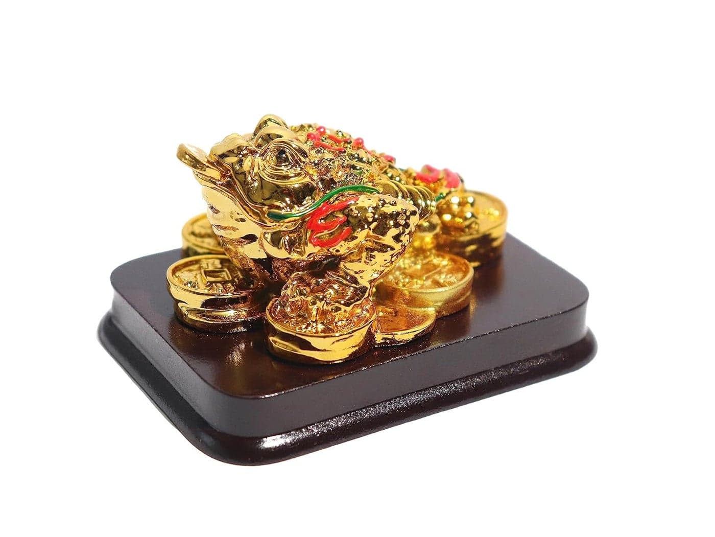 The Spiritual Living Feng Shui Lucky Three Legged Feng Shui Money Frog Toad Good Luck Wealth Prosperity Success Happiness Gold