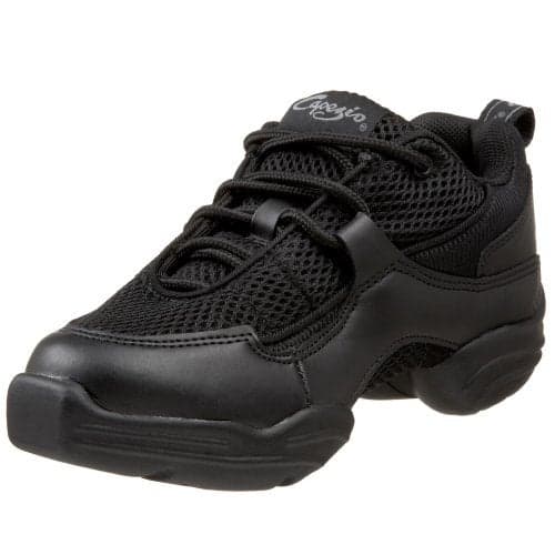 Capezio womens Ds11 Fierce Sneaker dance shoes, Black, 6.5 US