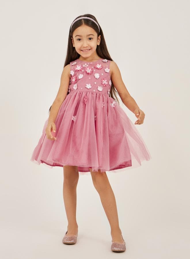 Floral Tulle Dress