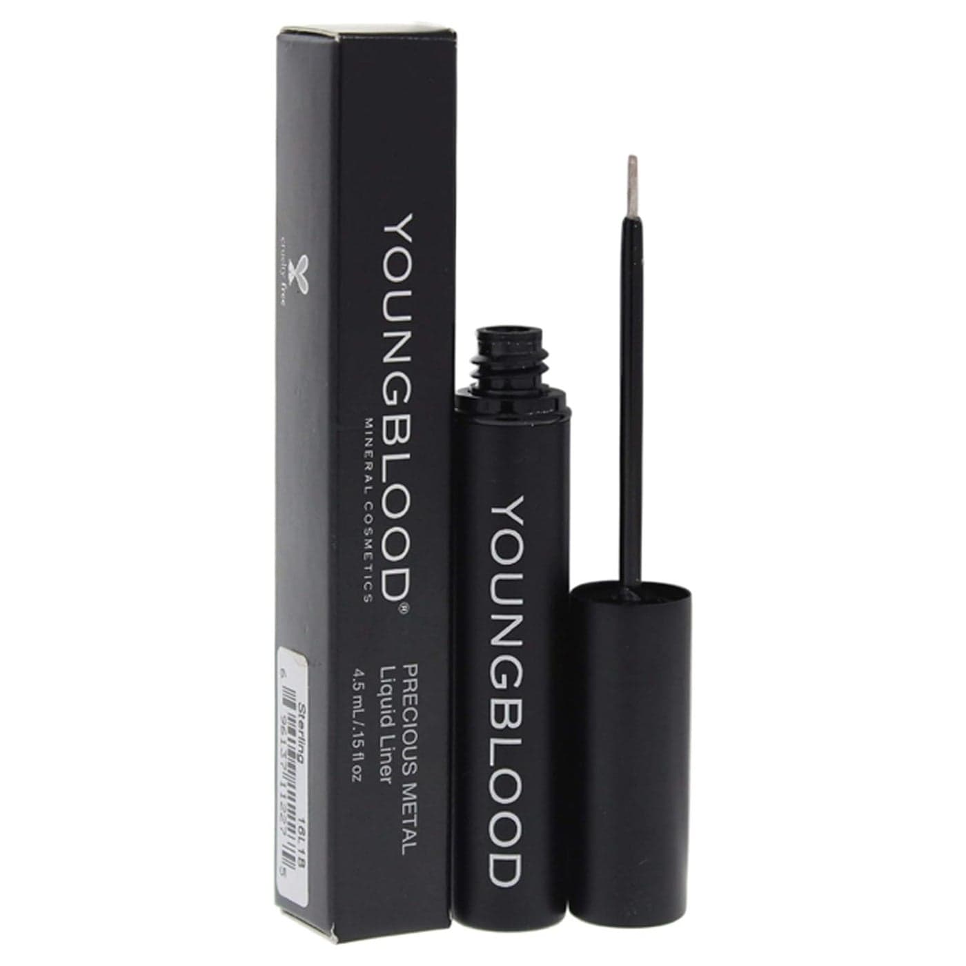 Youngblood Precious metal liquid liner - sterling by youngblood for women - 0.15 oz eyeliner, 0.15 Ounce