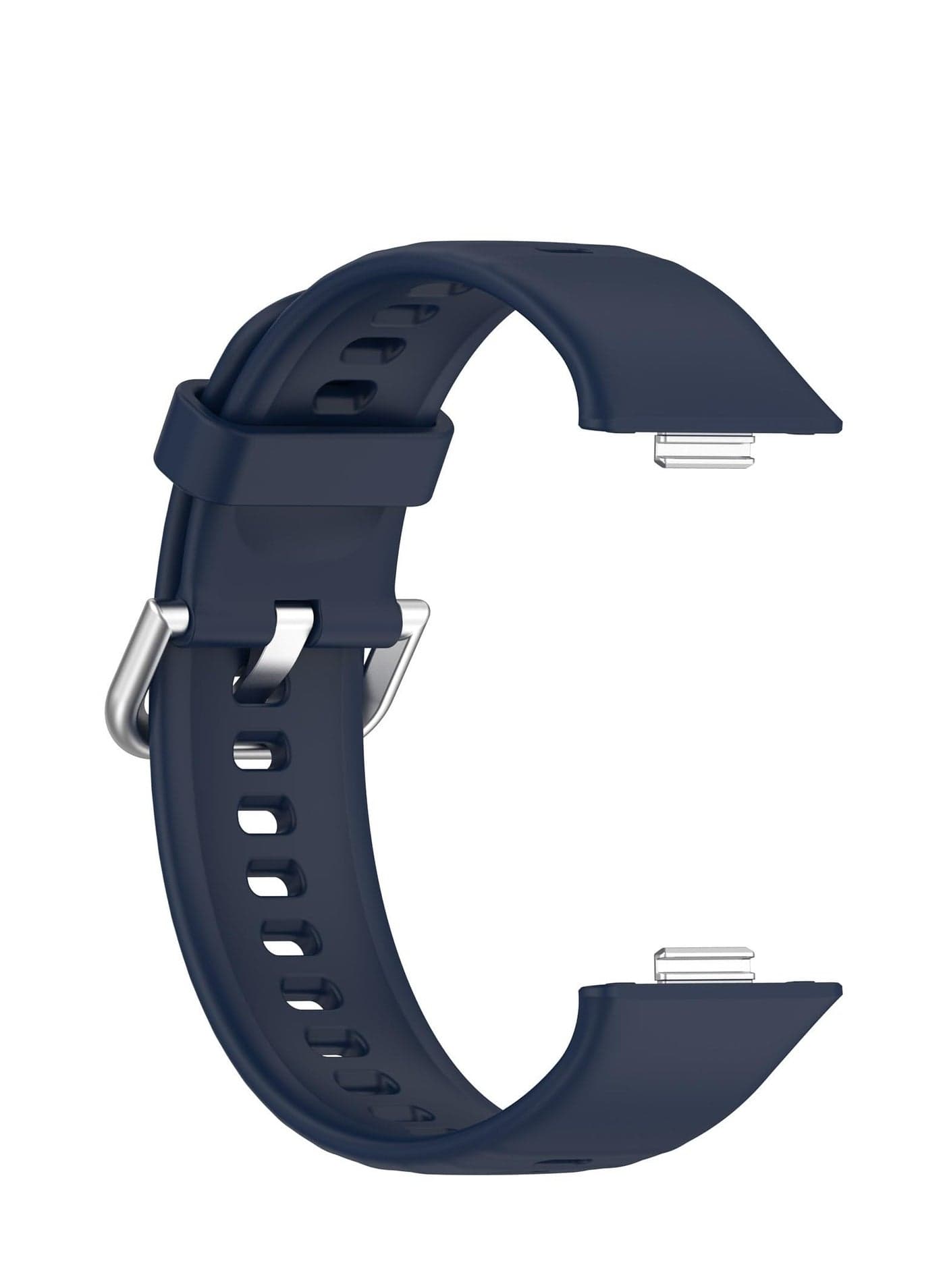 Watch Bands for Huawei Watch Fit 3 Adjustable Silicone Wristband Quick Release Strap Sport Replacement Band Compatible with Huawei Watch Fit3 Smart Watch (Dark Blue)