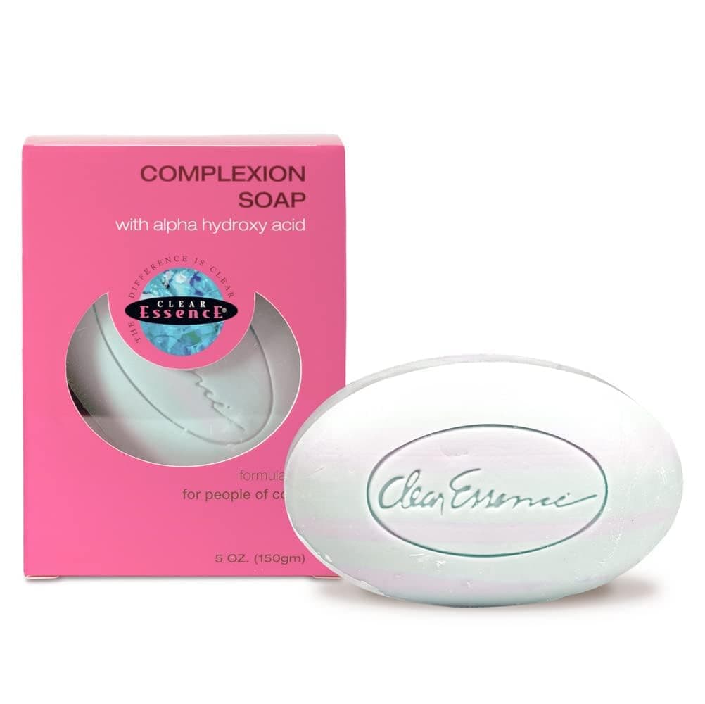 Clear Essence AntiAging Complexion Soap WAlpha Hydroxy Acid Cleansing and Exfoliating Soap Bar Anti Aging And Acne Bar Dermatologist Tested All Skin Types 5 Oz