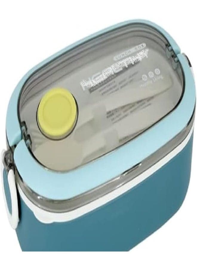 Leak-Proof Reusable Lunch Box with Cutlery for Adults & Kids, 3-Pack