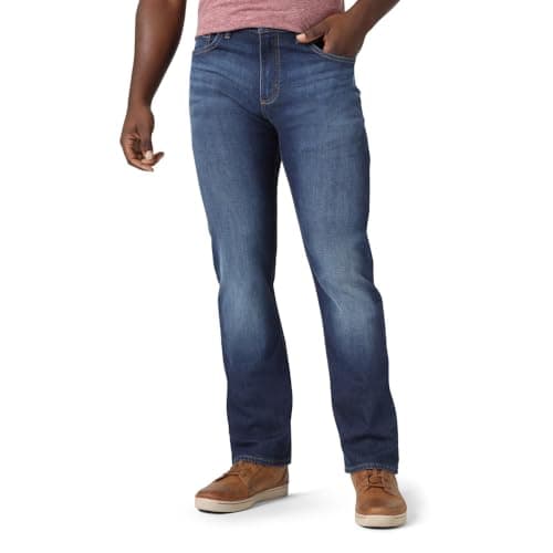 Wrangler Authentics Slim Fit Straight Leg Jean, Blue Ridge, 34W x 34L