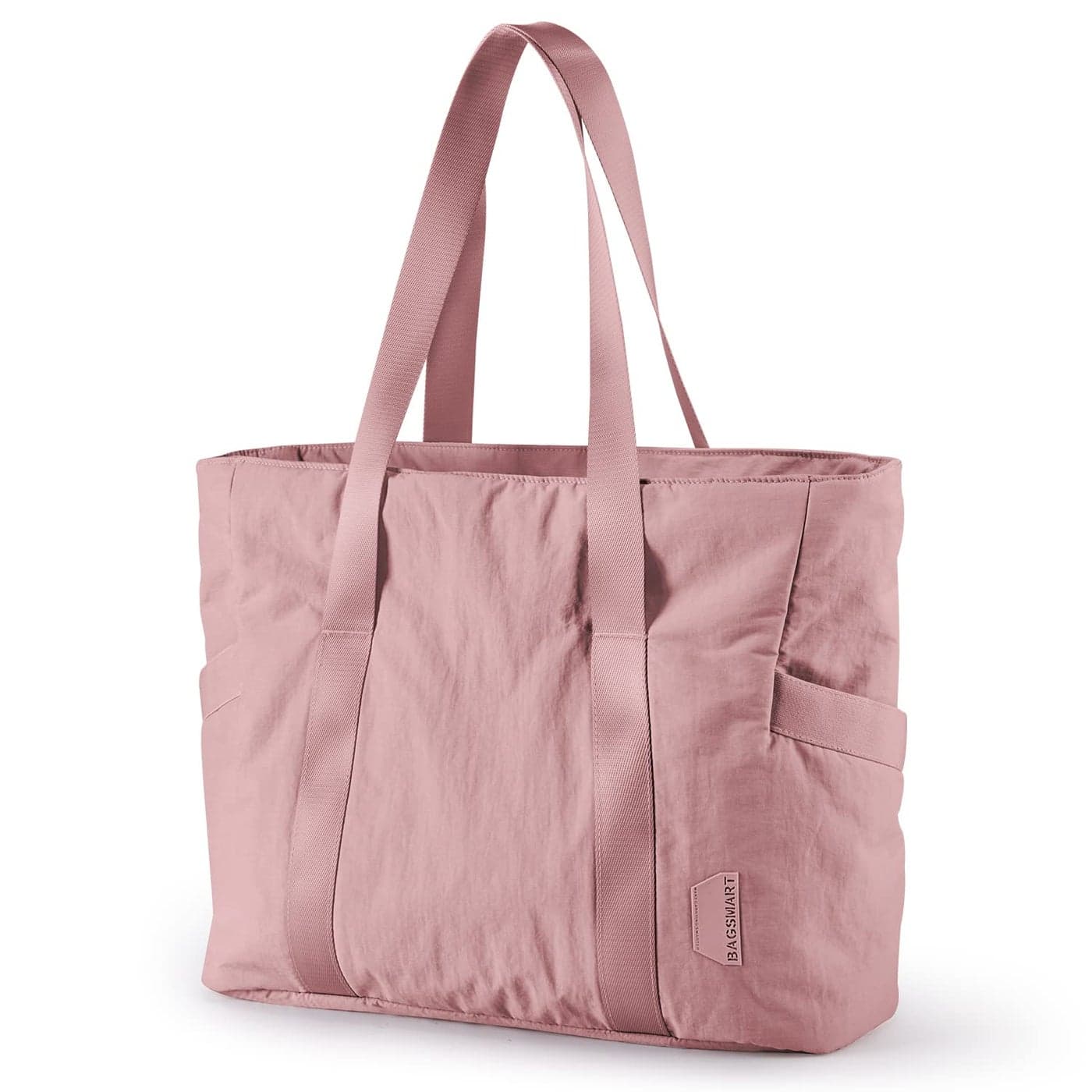 BAGSMART Tote Bag for Women with Zipper, Gym Tote with Compartments, Laptop Work Tote Nurse Dance Yoga Bag for Sport, Travel