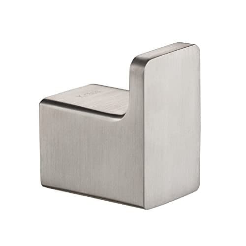 Kraus Stelios Bathroom Robe and Towel Hook, Brushed Nickel Finish, KEA-19901BN